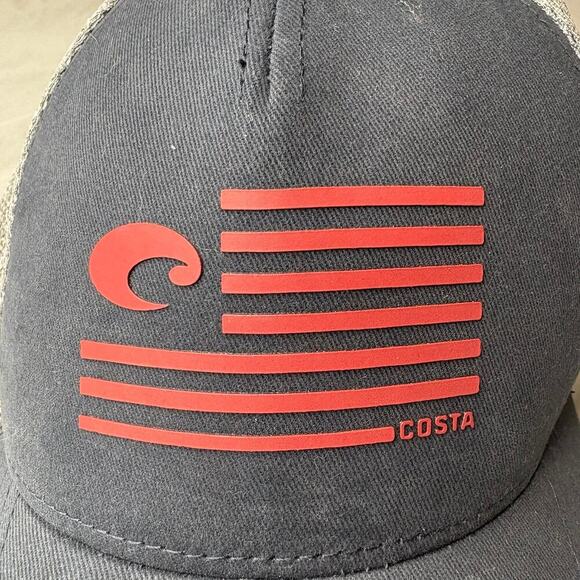 Costa Dark Blue-Gray Unisex Cap - Picture 2 of 7